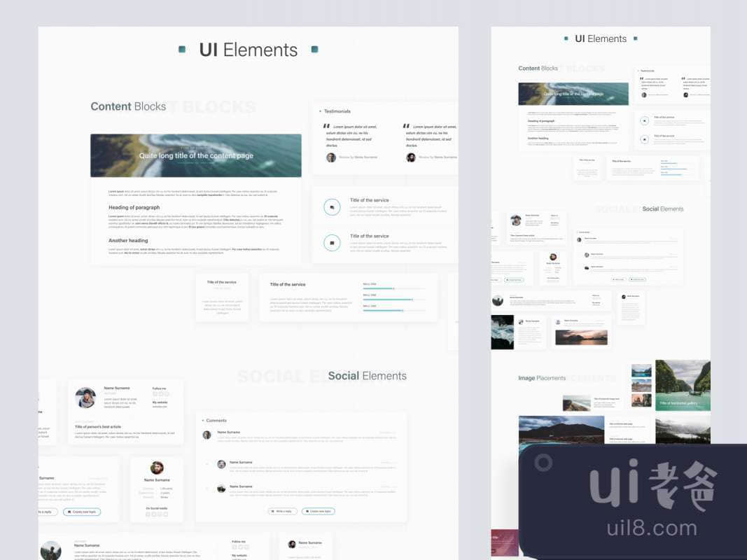Explord Free UI Kit for Adobe XD for Figma and Adobe XD No 1