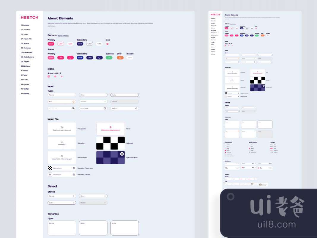 Flamingo Design System for Figma for Figma and Adobe XD No 1