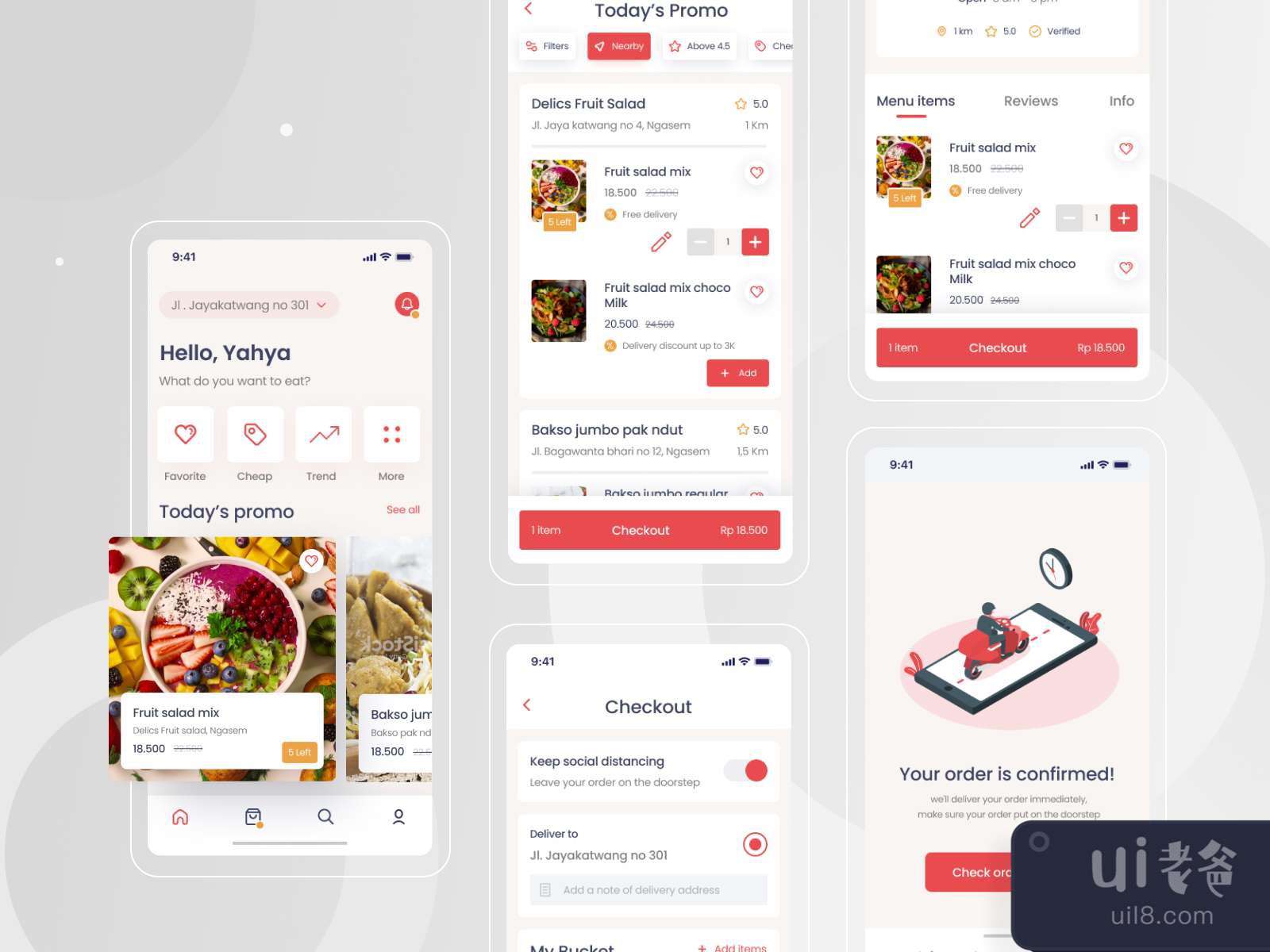 Fooders Food App for Figma and Adobe XD No 2