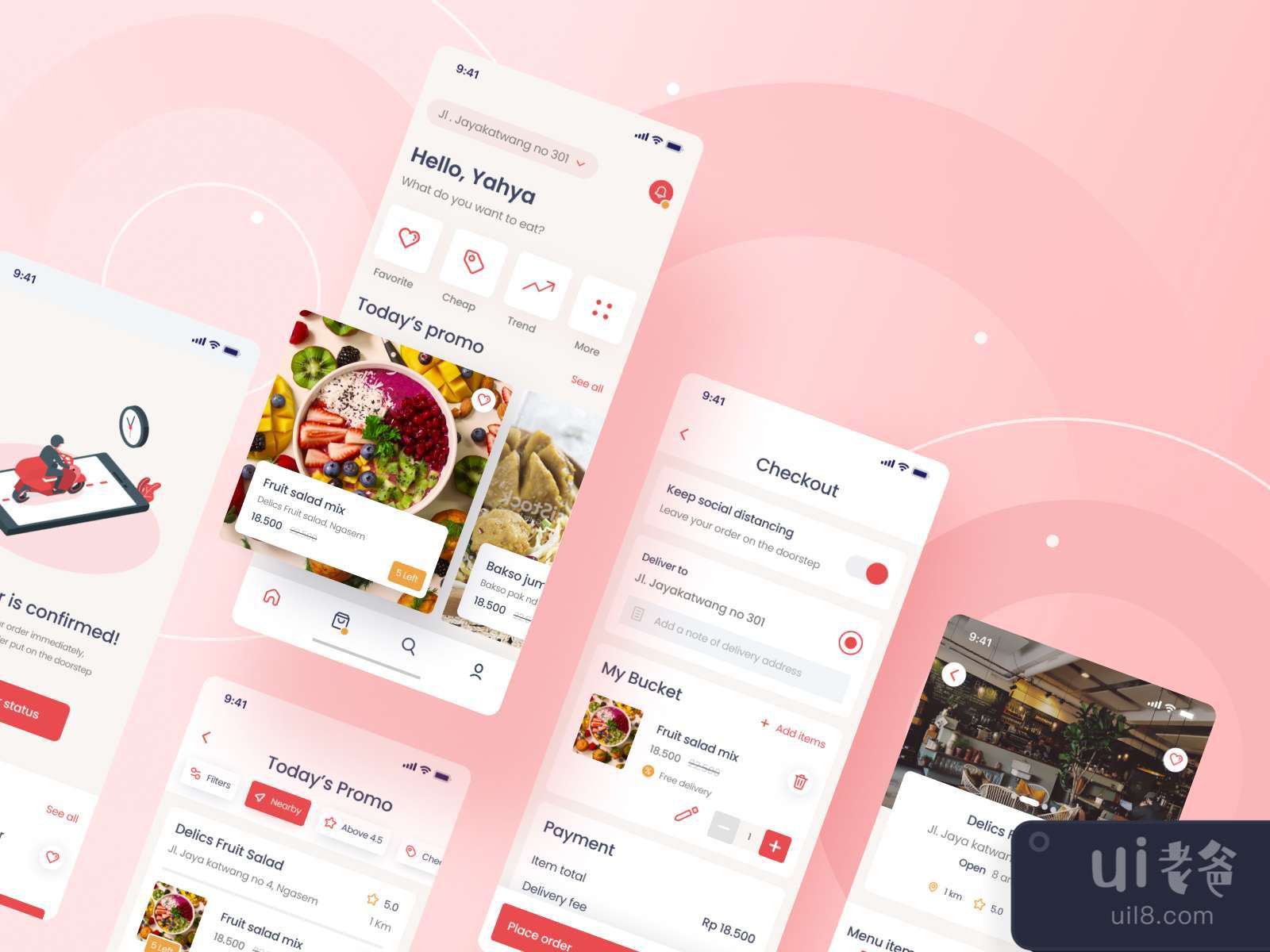 Fooders Food App for Figma and Adobe XD No 3