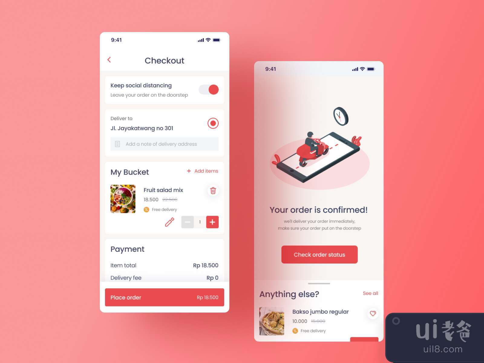 Fooders Food App for Figma and Adobe XD No 4