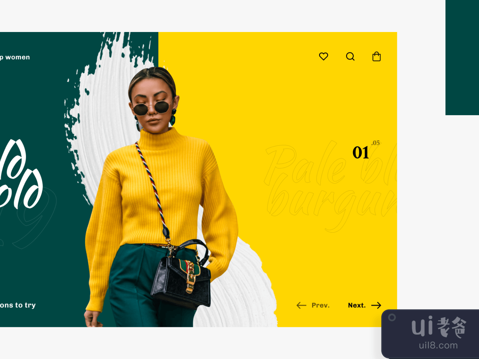 Forever 21 Concept Page for Figma and Adobe XD No 3