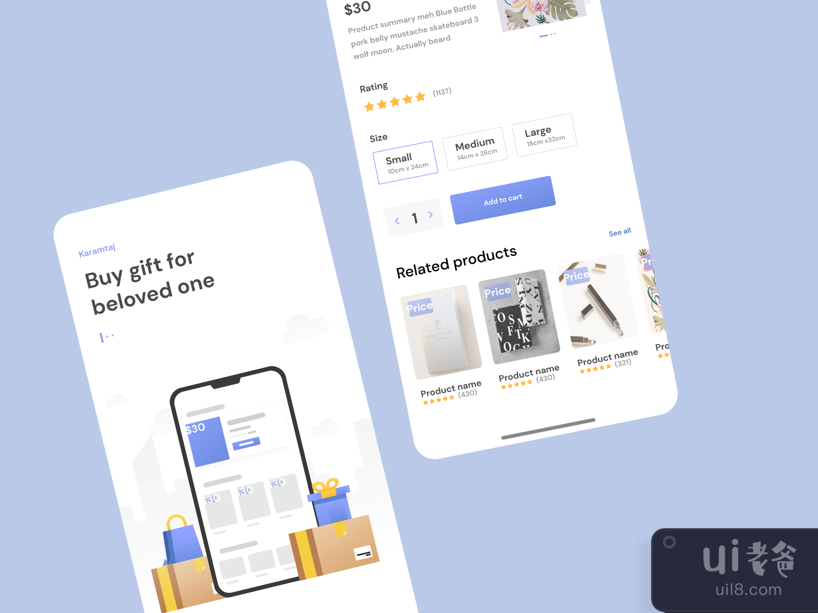 Gift Shop Ui Kit for Figma and Adobe XD No 4