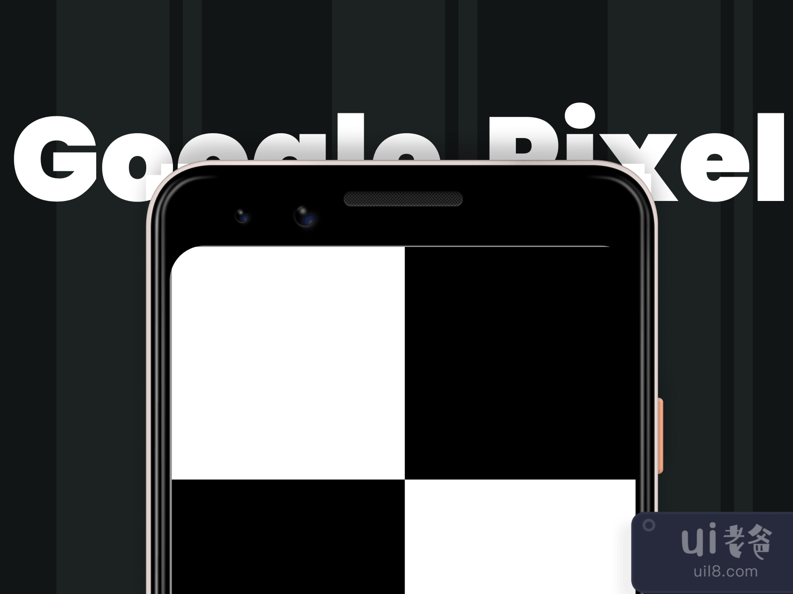 Google Pixel 3 Mockup for Figma and Adobe XD No 3