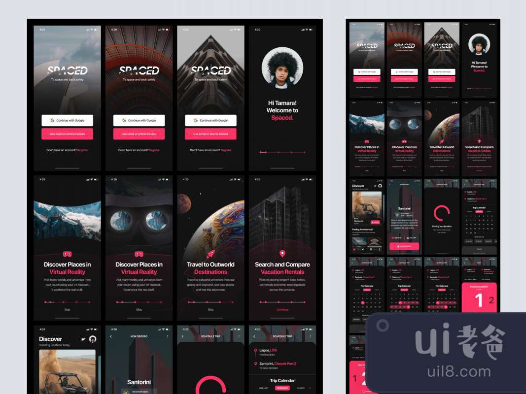 InVision Studio Spaced for Figma and Adobe XD No 1