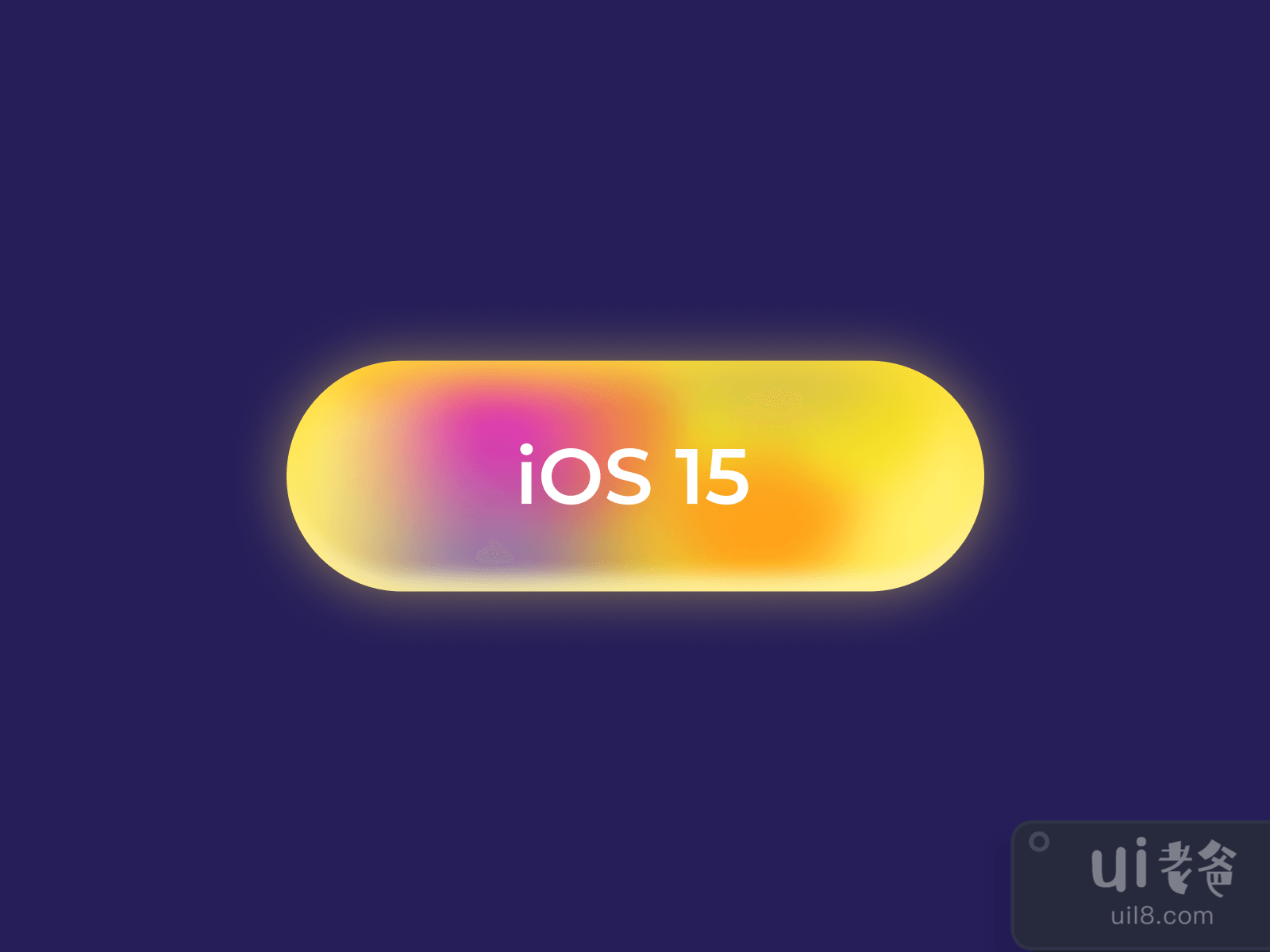 iOS 15 Button for Figma and Adobe XD No 4