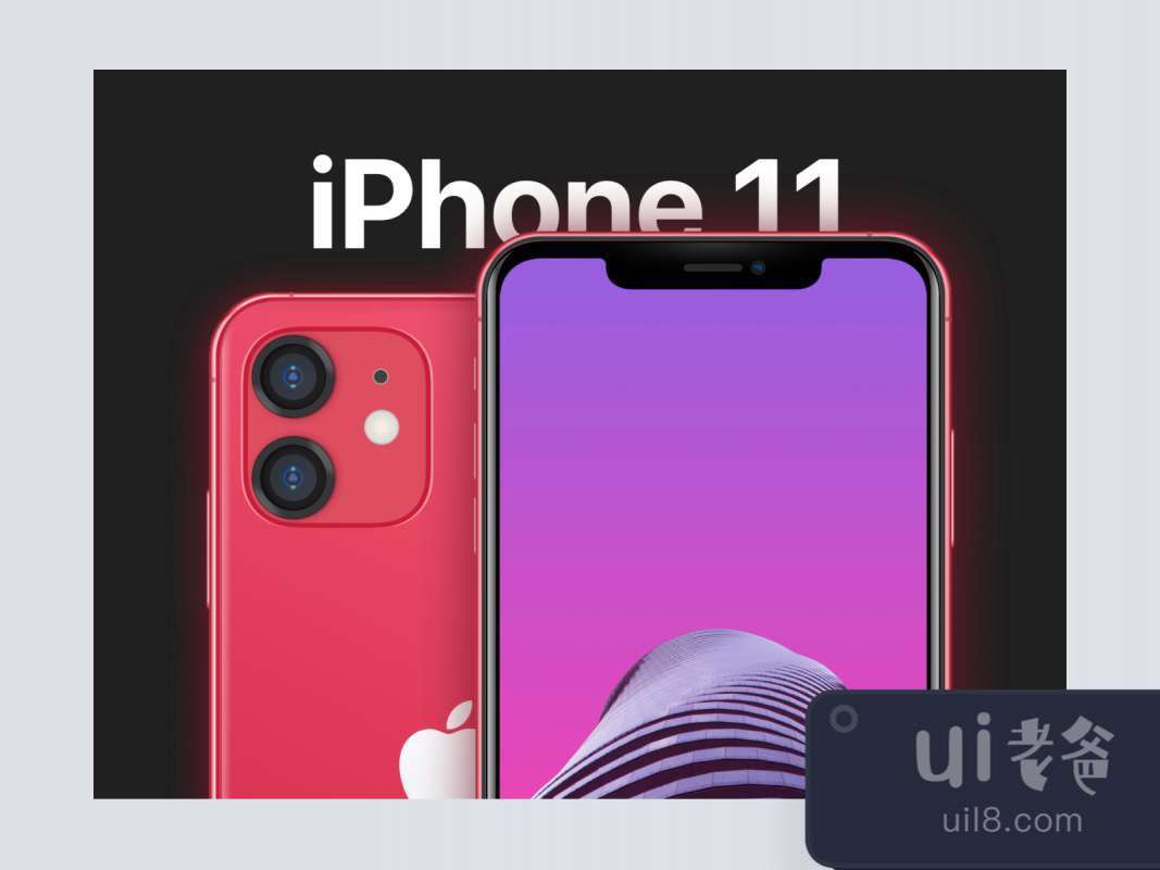 iPhone 11 Mockups for Sketch for Figma and Adobe XD No 1