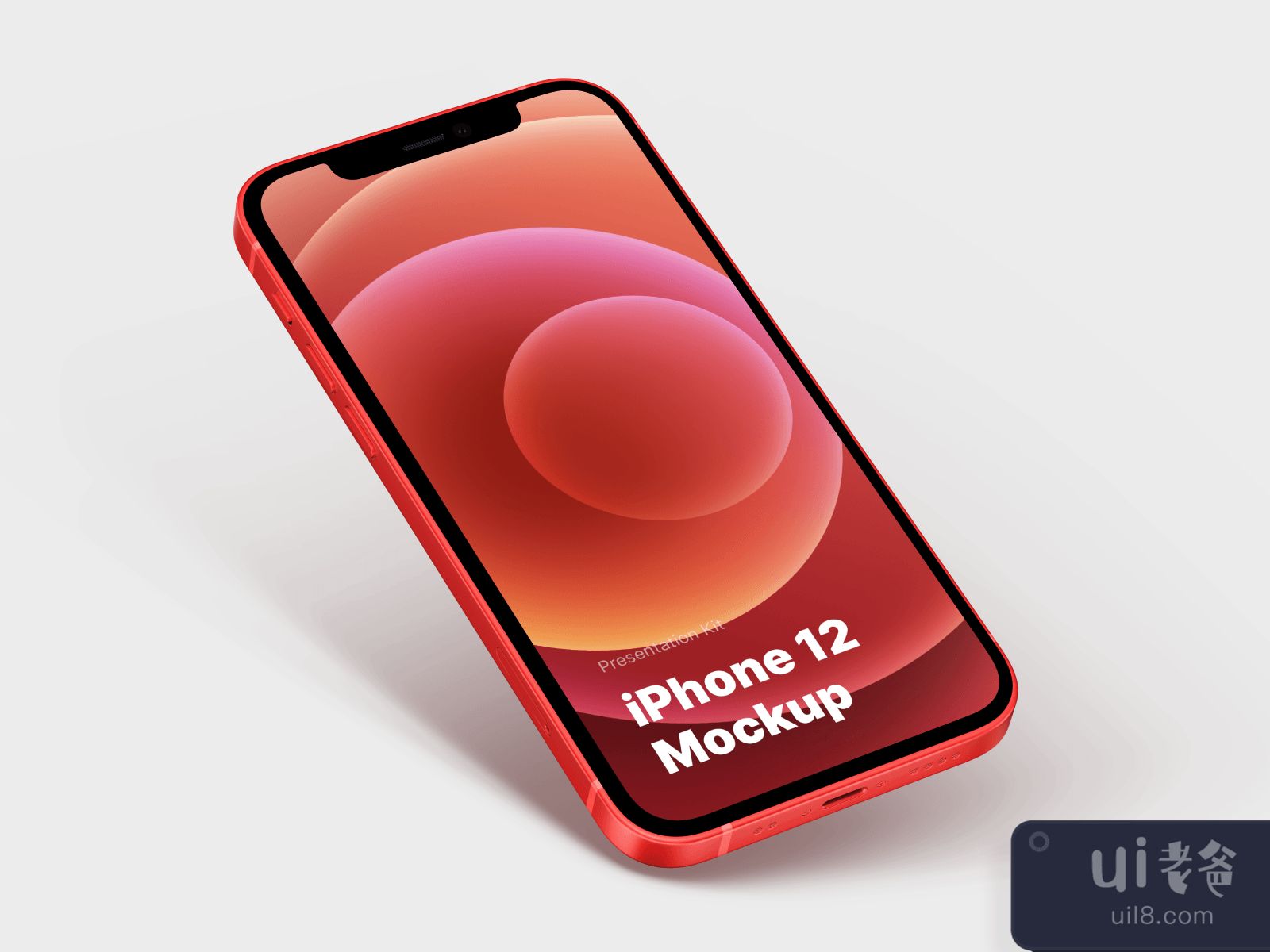 iPhone 12 3D Color Mockup for Figma and Adobe XD No 3