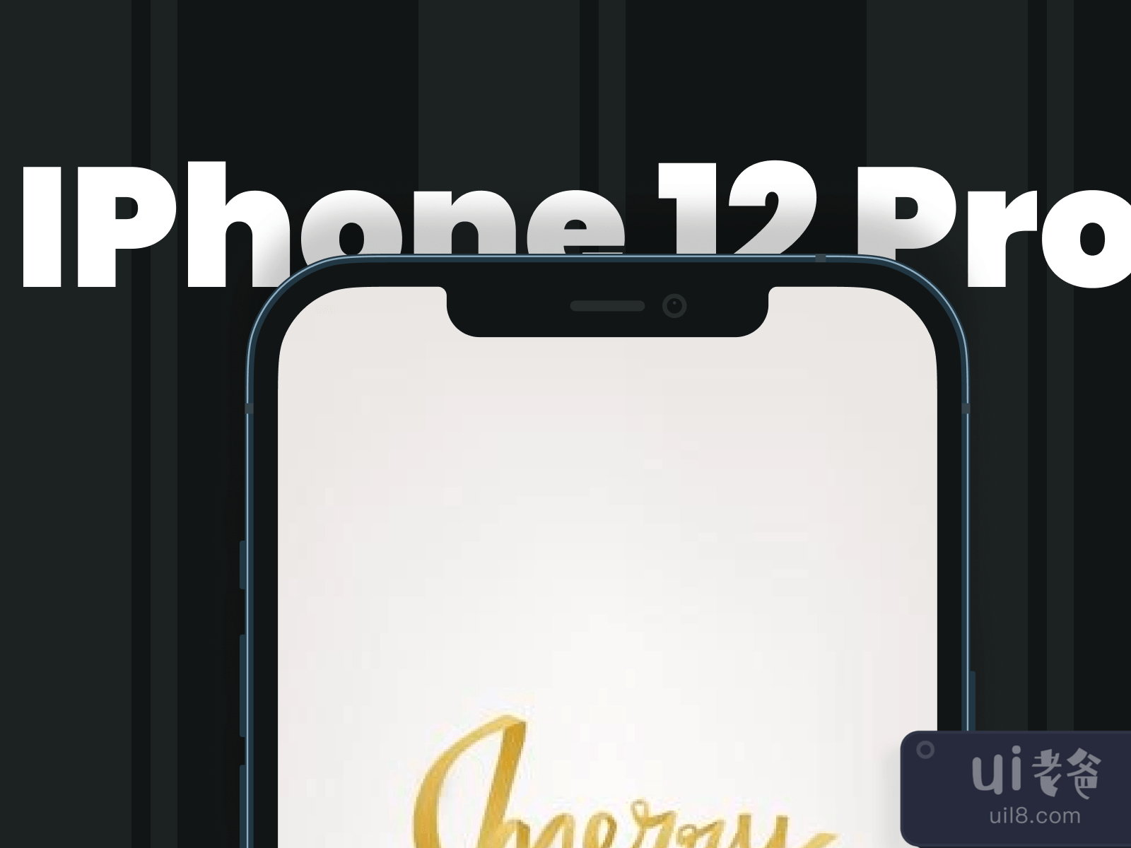 iPhone 12 Pro Max Flat Mockup for Figma and Adobe XD No 4