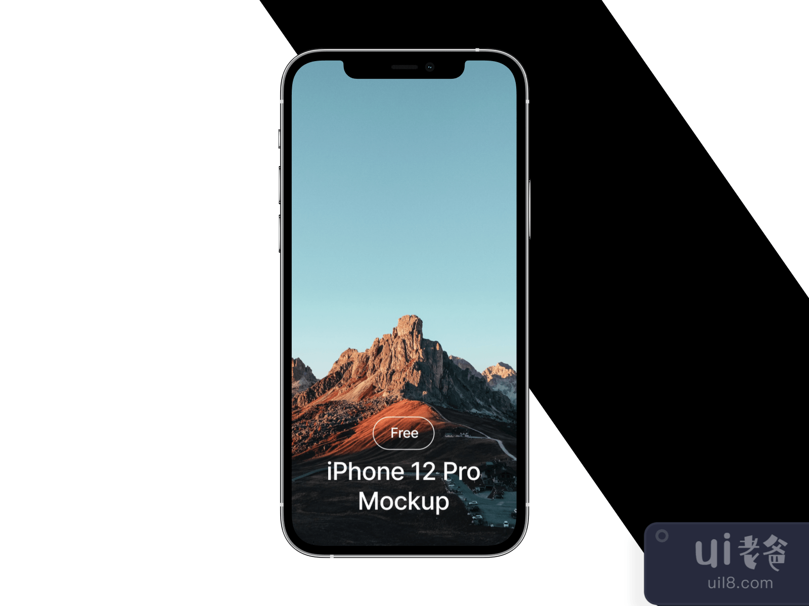 iPhone 12 Pro Realistic Mockup for Figma and Adobe XD No 2