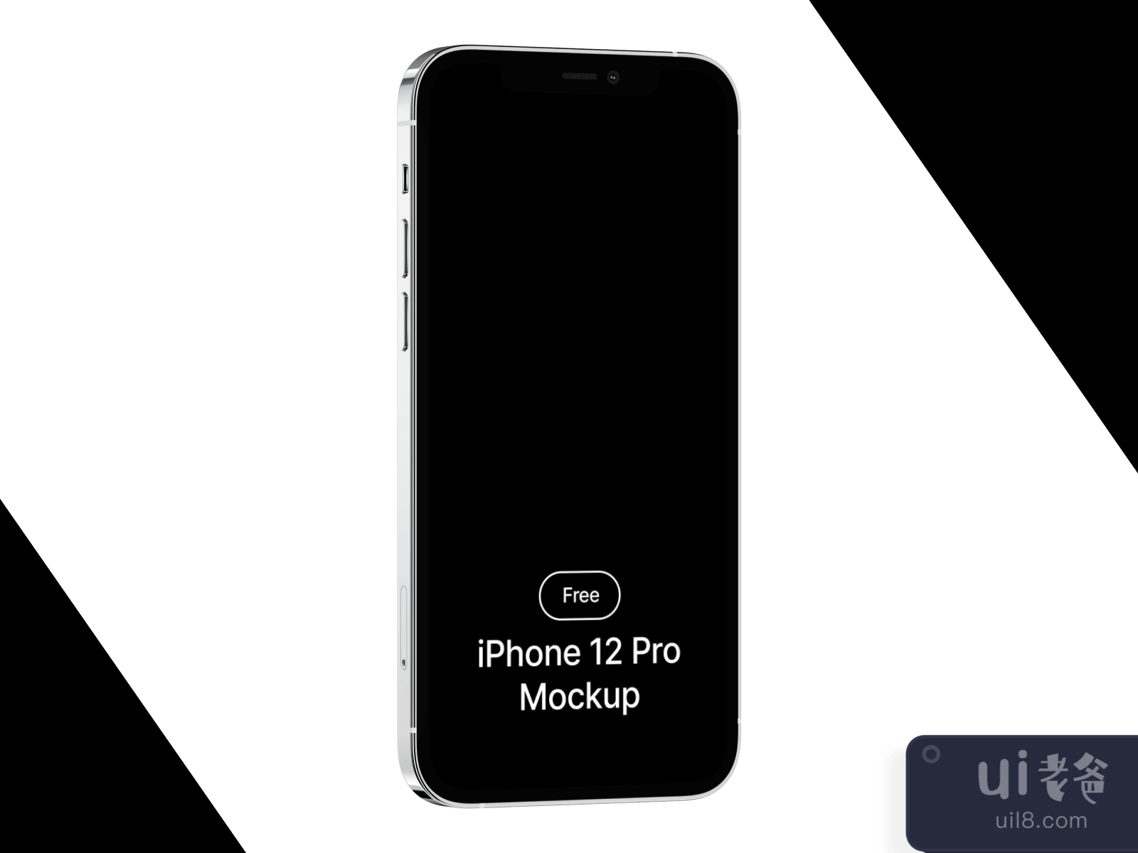 iPhone 12 Pro Realistic Mockup for Figma and Adobe XD No 4