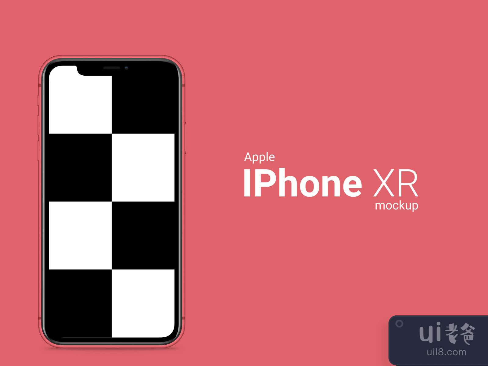 iPhone XR Color Mockup for Figma and Adobe XD No 2