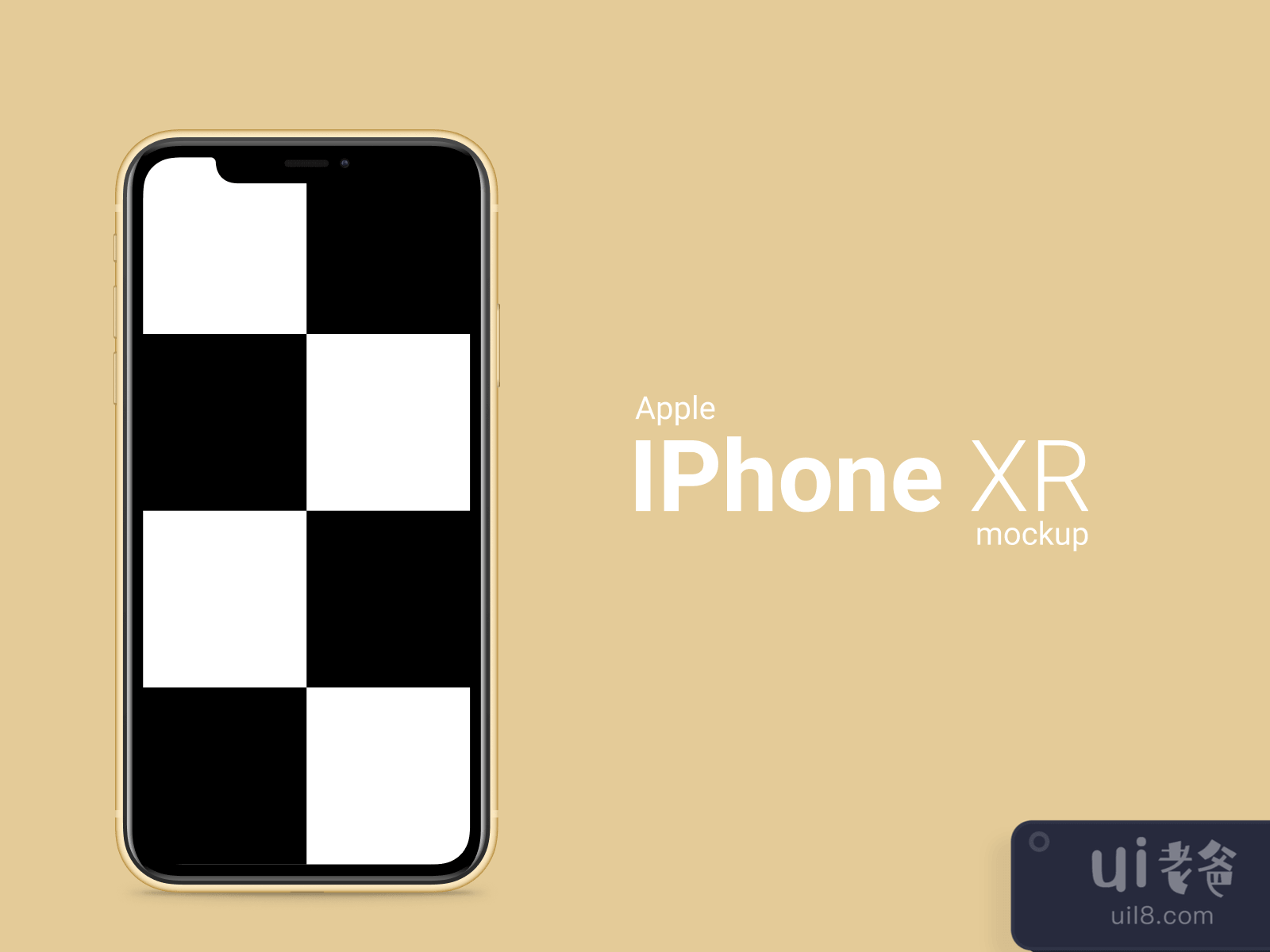 iPhone XR Color Mockup for Figma and Adobe XD No 3