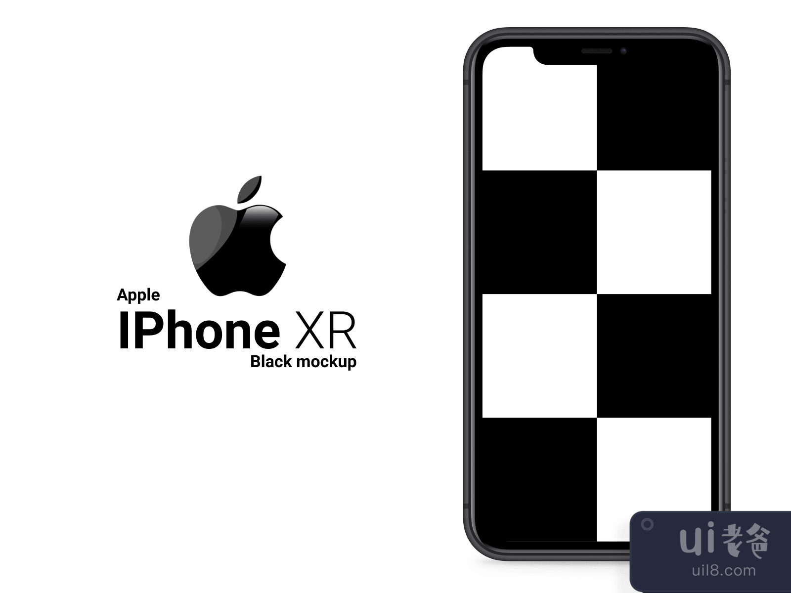 iPhone XR Mockup for Figma and Adobe XD No 2