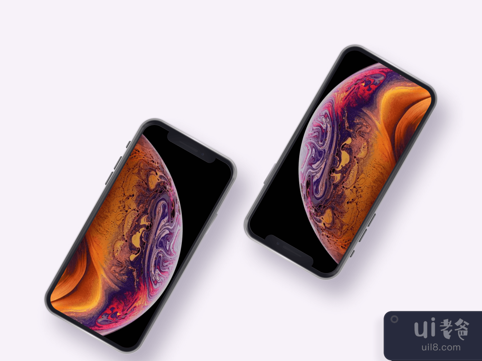 iPhone XS Realistic Mockup for Figma and Adobe XD No 3
