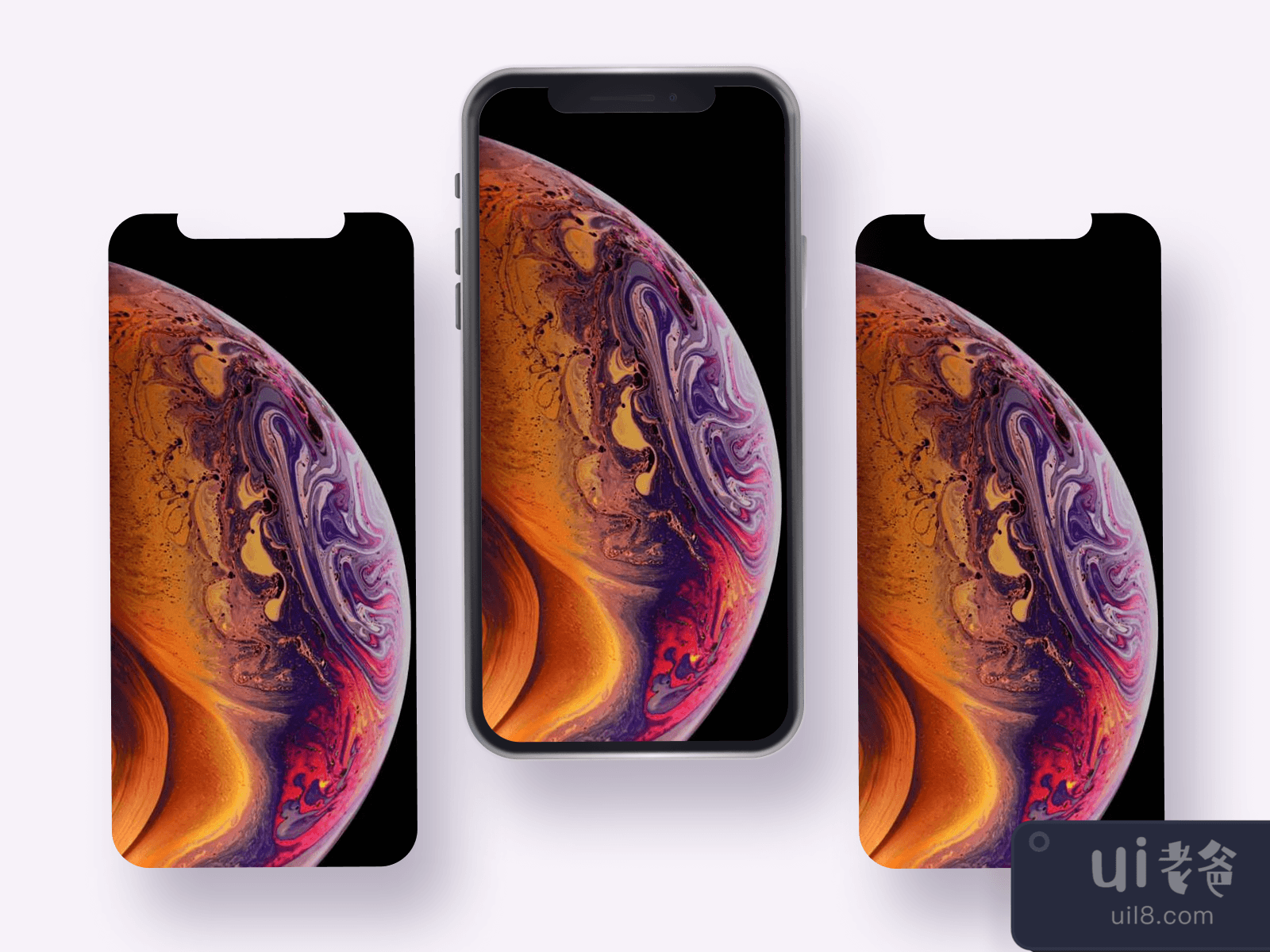 iPhone XS Realistic Mockup for Figma and Adobe XD No 4
