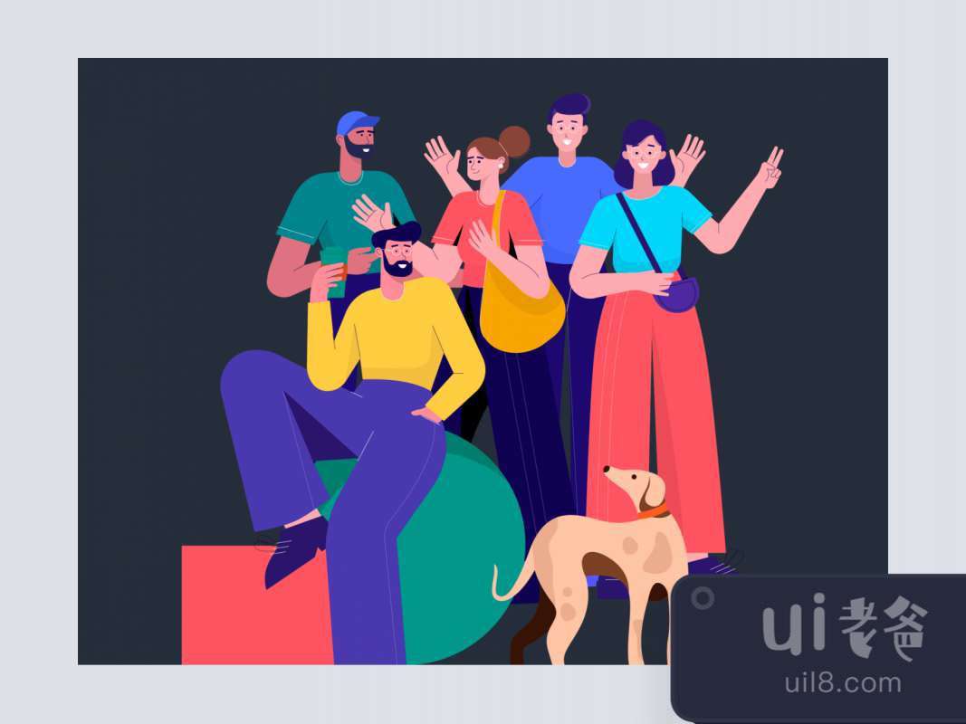 Lifestyle Free Illustrations for Figma and Adobe XD No 1