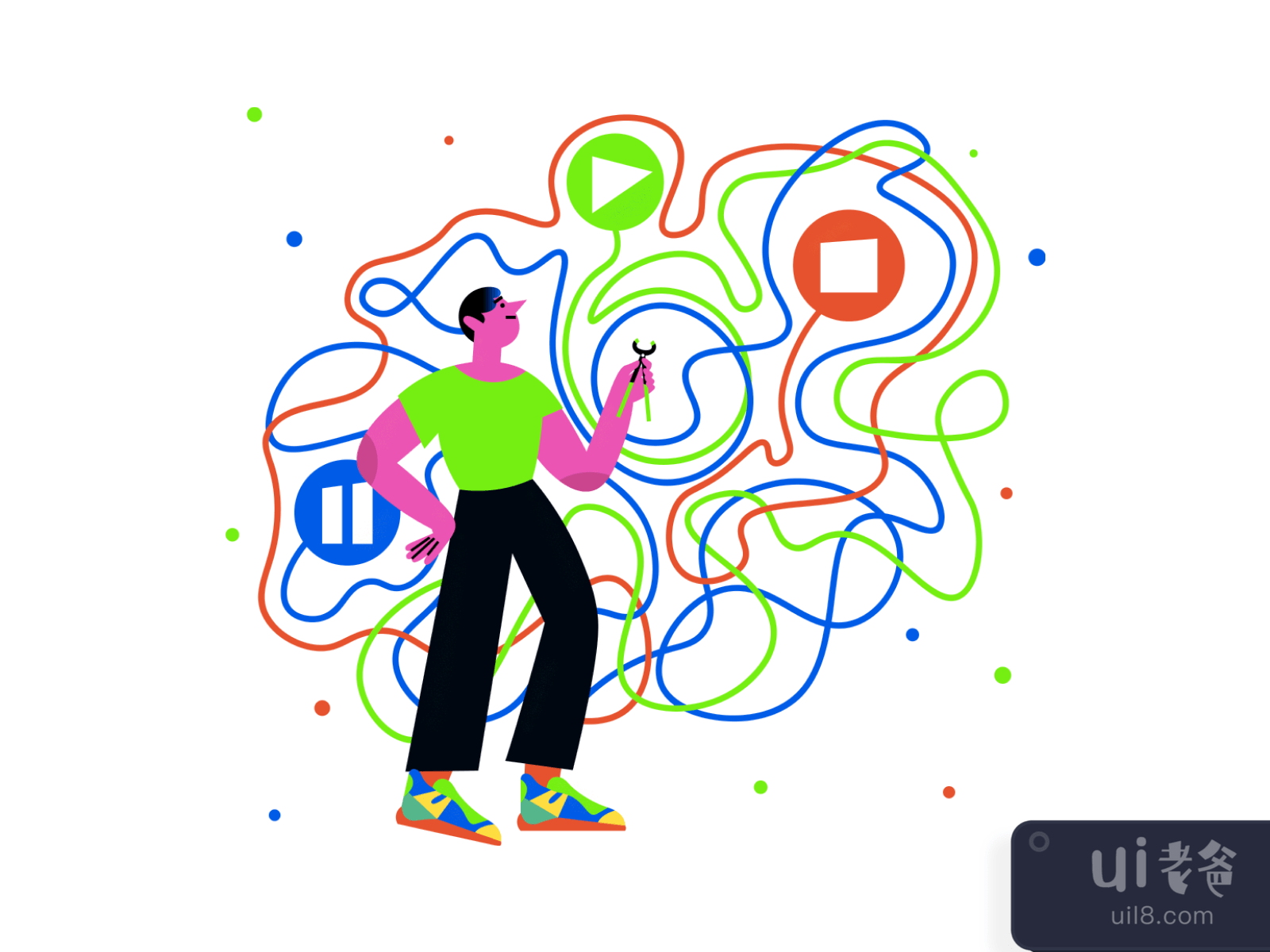 Lifestyle Illustrations for Figma and Adobe XD No 3