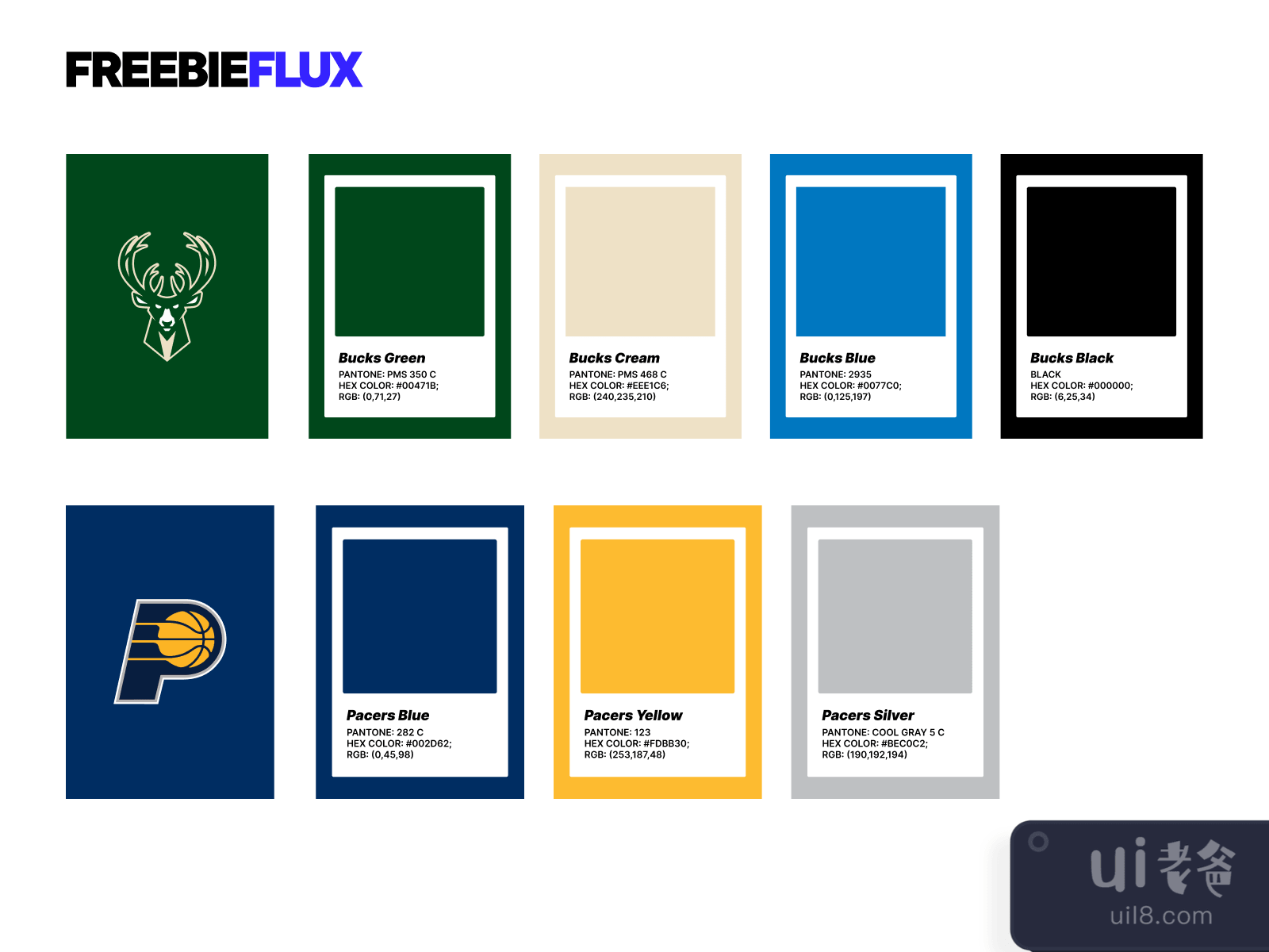 NBA Colors for Figma and Adobe XD No 2