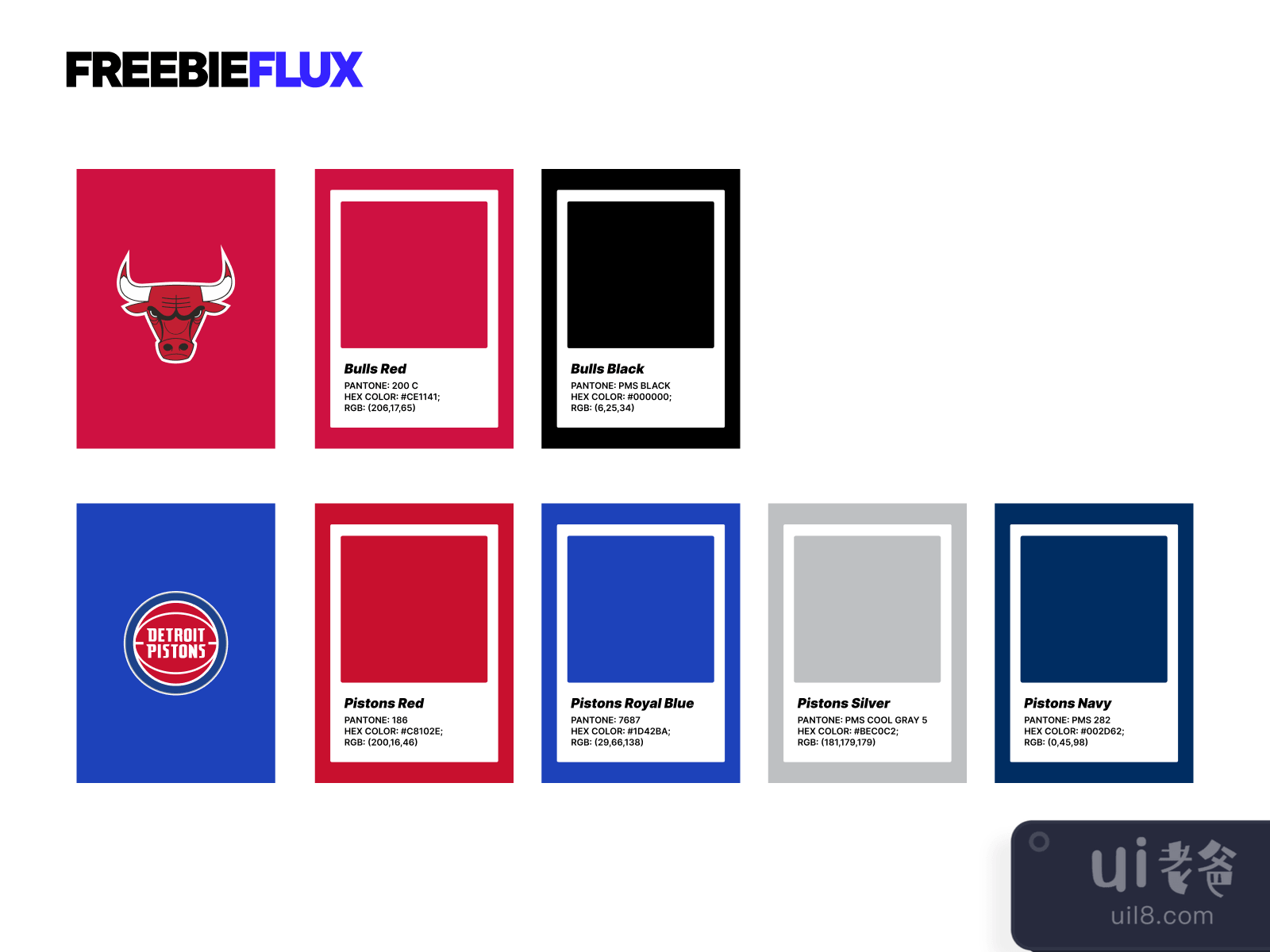NBA Colors for Figma and Adobe XD No 3