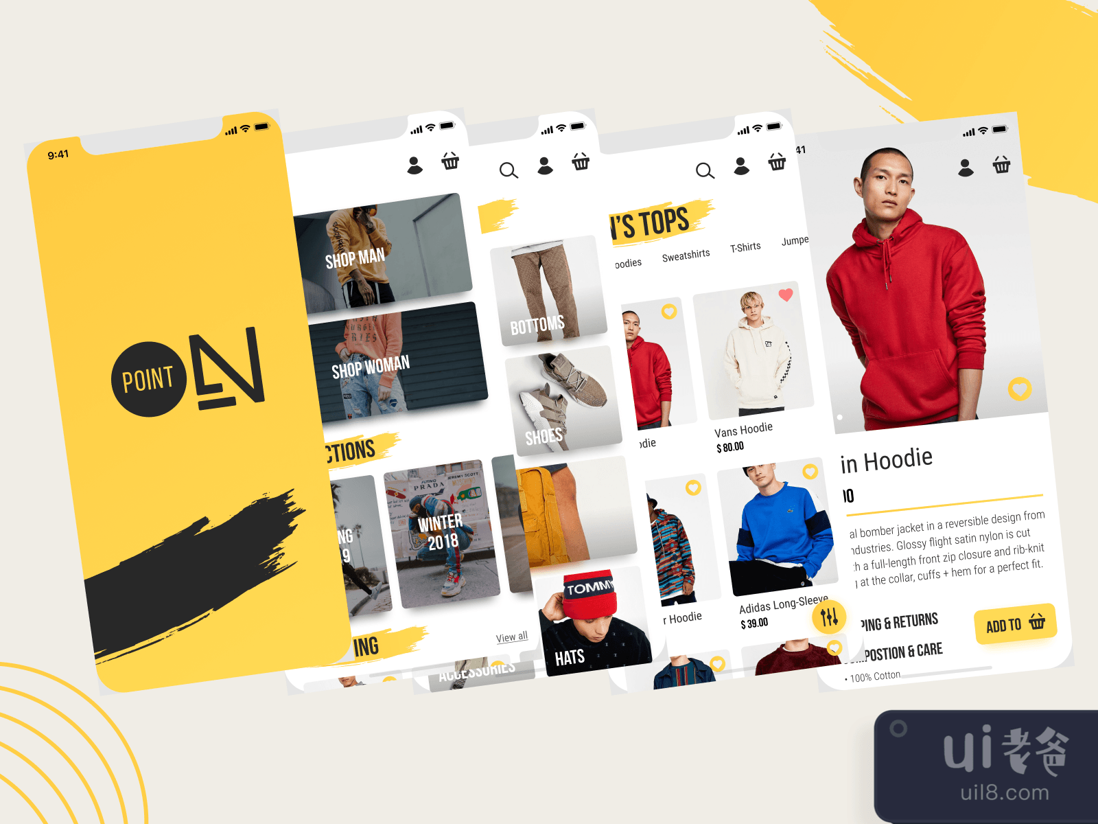 OnPoint Ecommerce App for Figma and Adobe XD No 2