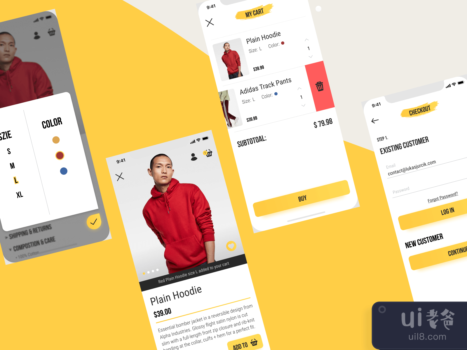OnPoint Ecommerce App for Figma and Adobe XD No 3