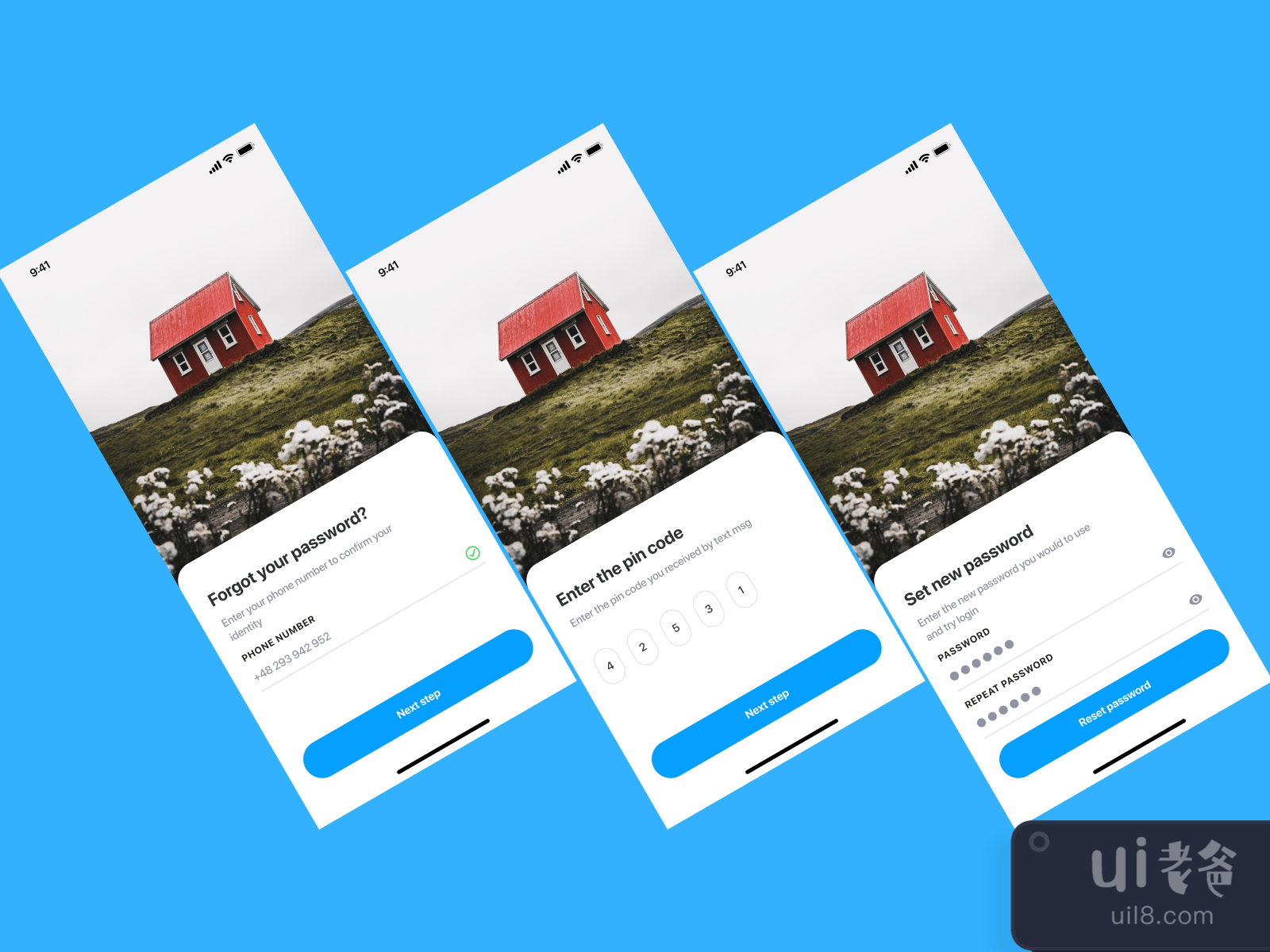 Real Estate UI Kit iOS for Figma and Adobe XD No 2