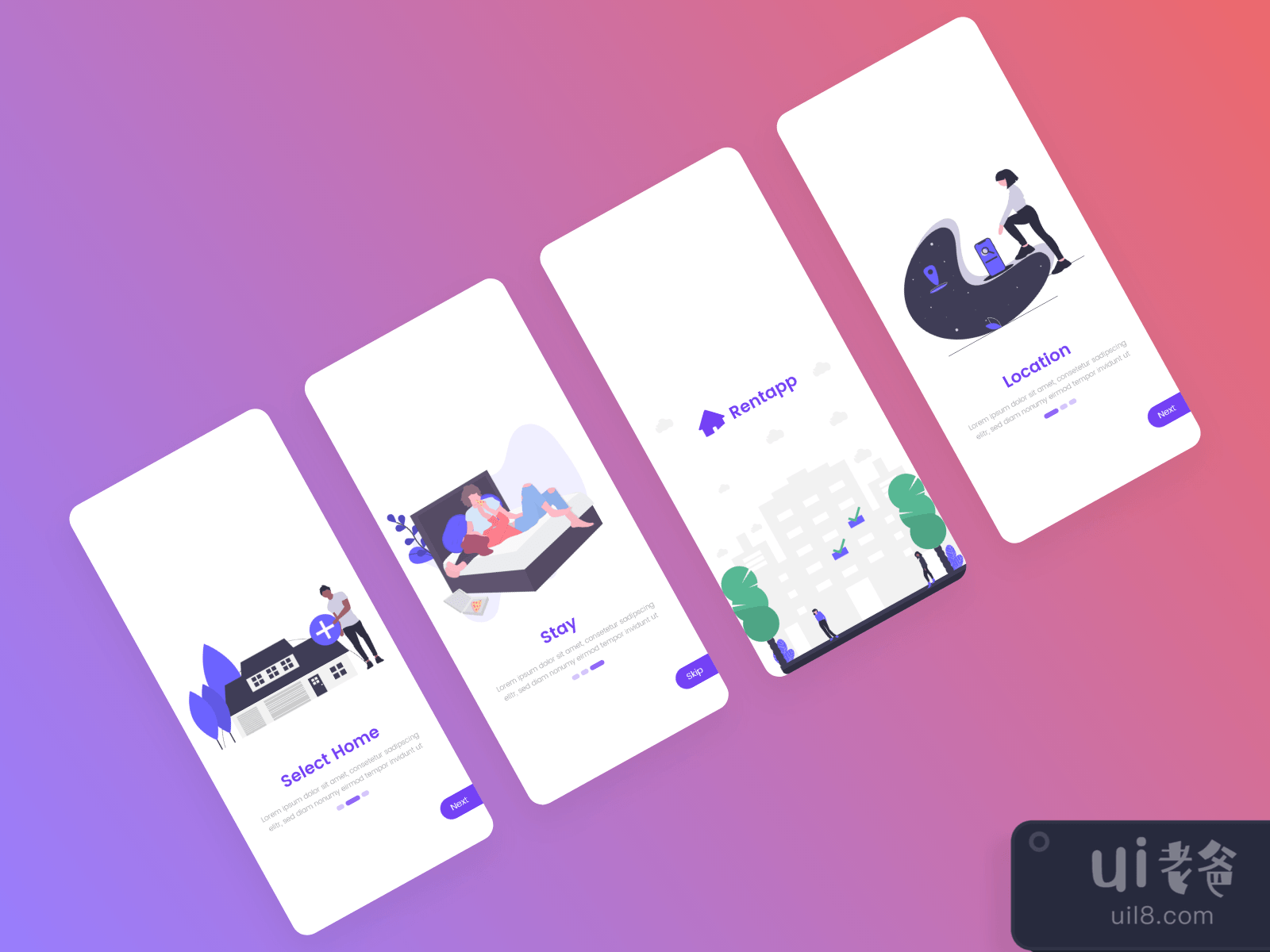 Rent App for Figma and Adobe XD No 3