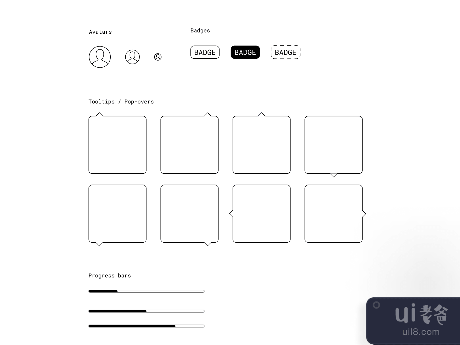 Sanity Sketching Kit for Figma and Adobe XD No 4