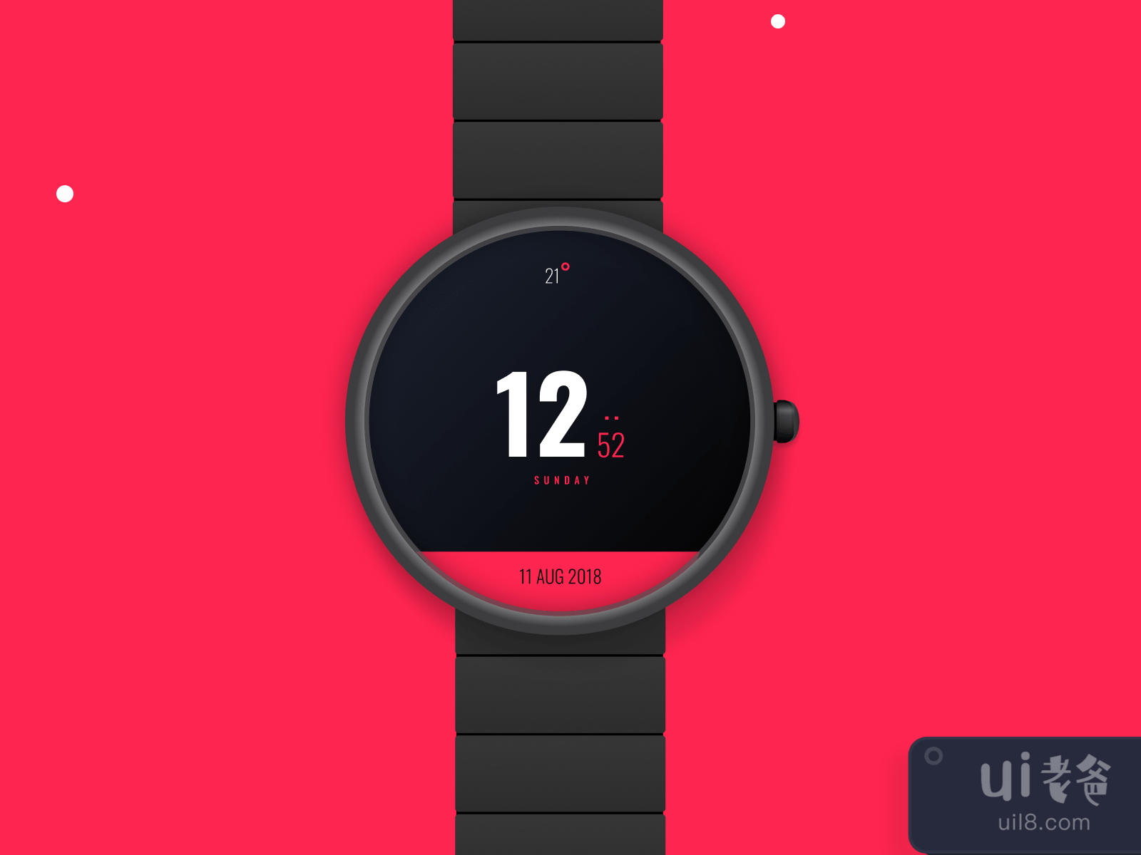 Smartwatch Mockup for Figma and Adobe XD No 2
