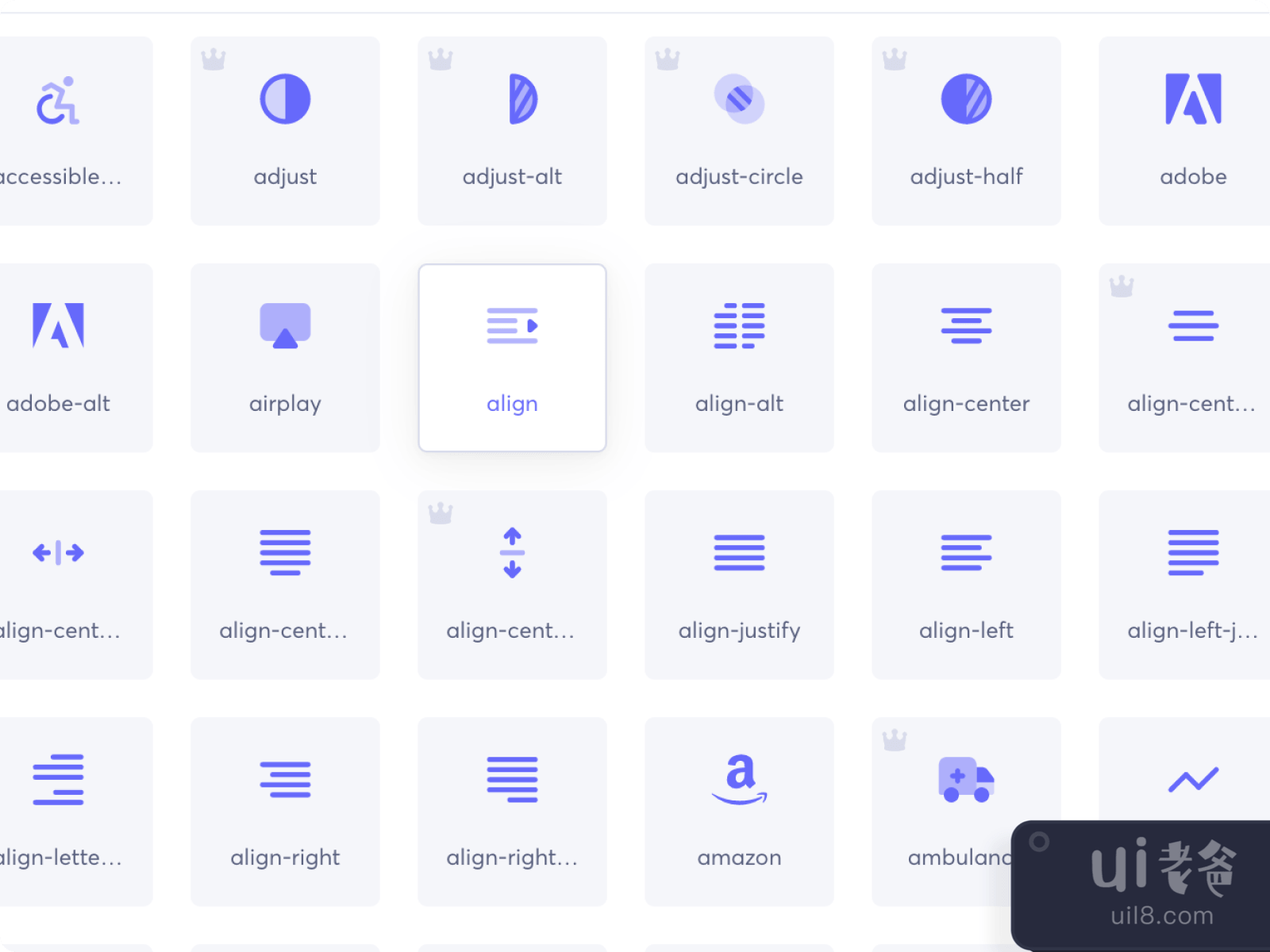 Unicons Icon Pack for Figma and Adobe XD No 4
