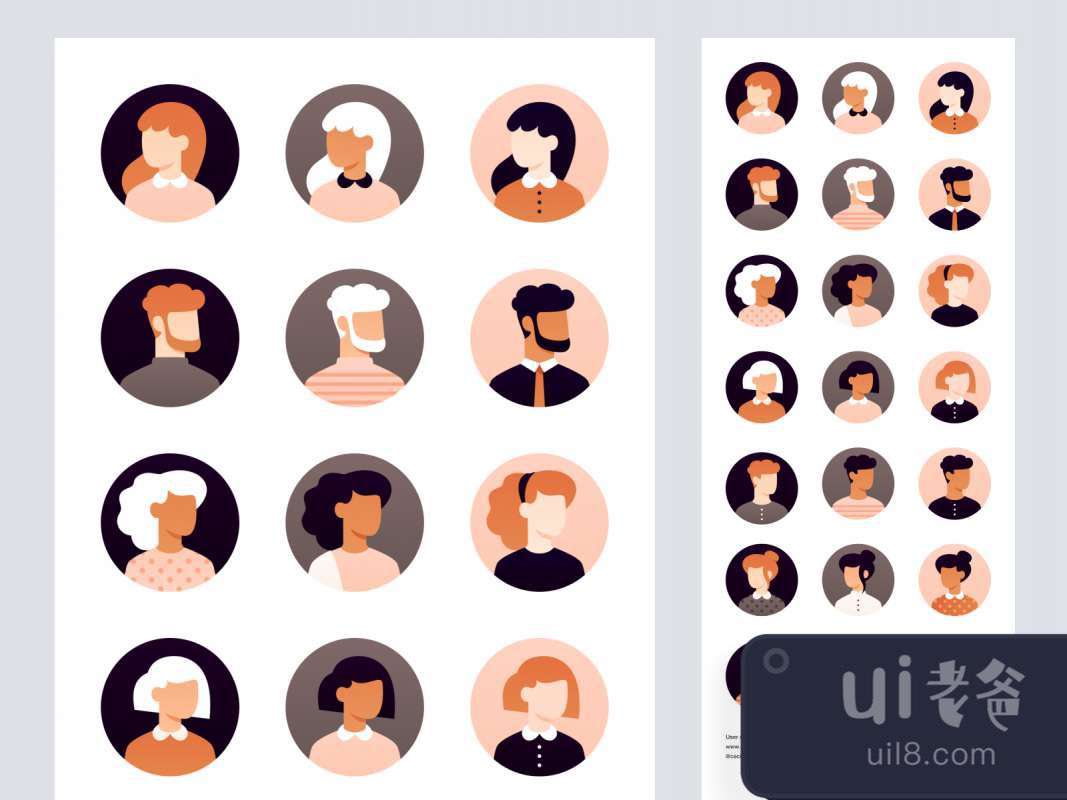 User Avatars for Sketch for Figma and Adobe XD No 1