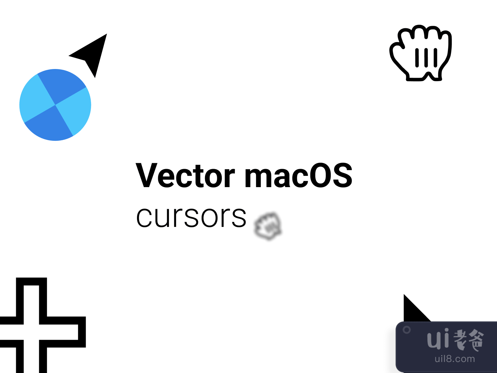 Vector macOS Cursors for Figma and Adobe XD No 2