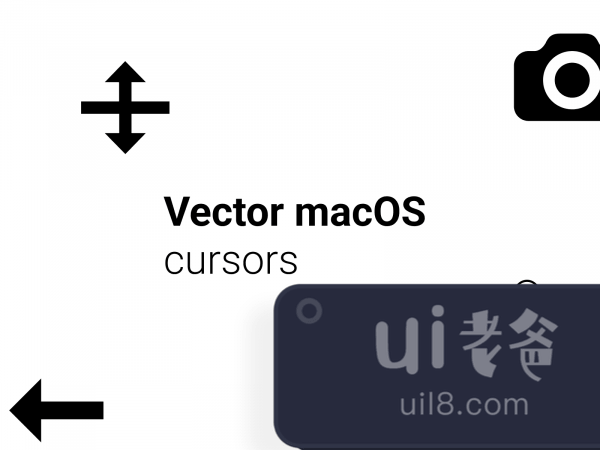 Vector macOS Cursors for Figma and Adobe XD No 1