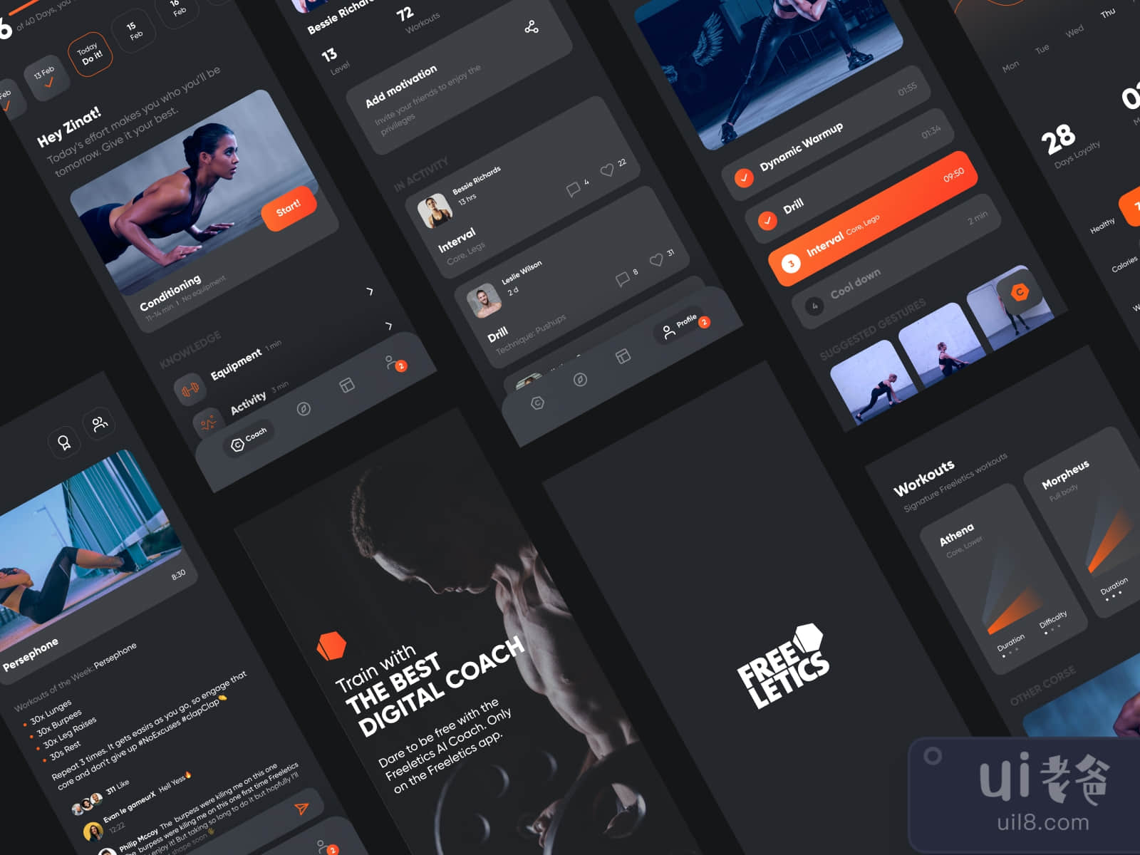 Workout Redesign for Figma and Adobe XD No 2