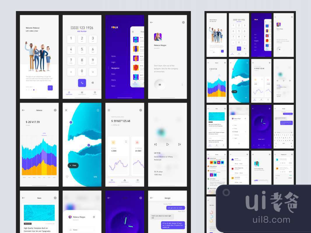 Yolk Free iOS UI Kit Design System for Sketch for Figma and Adobe XD No 1