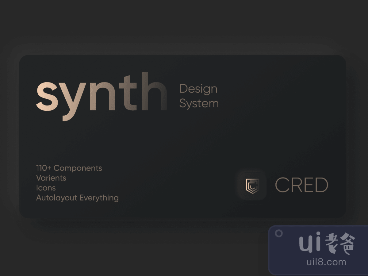 CRED Synth Design System for Figma and Adobe XD No 1