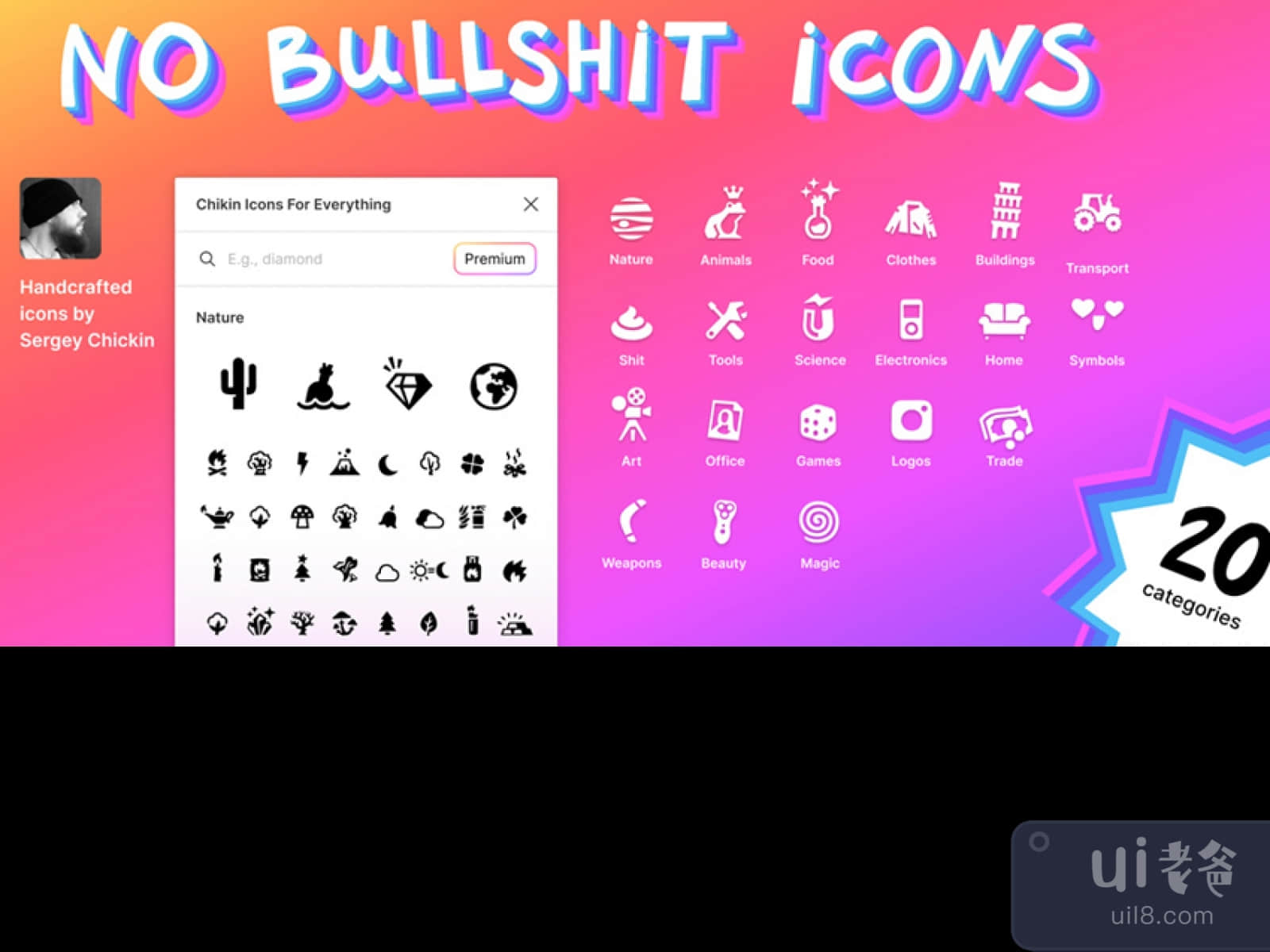 Filled Icons For Everything for Figma and Adobe XD No 1