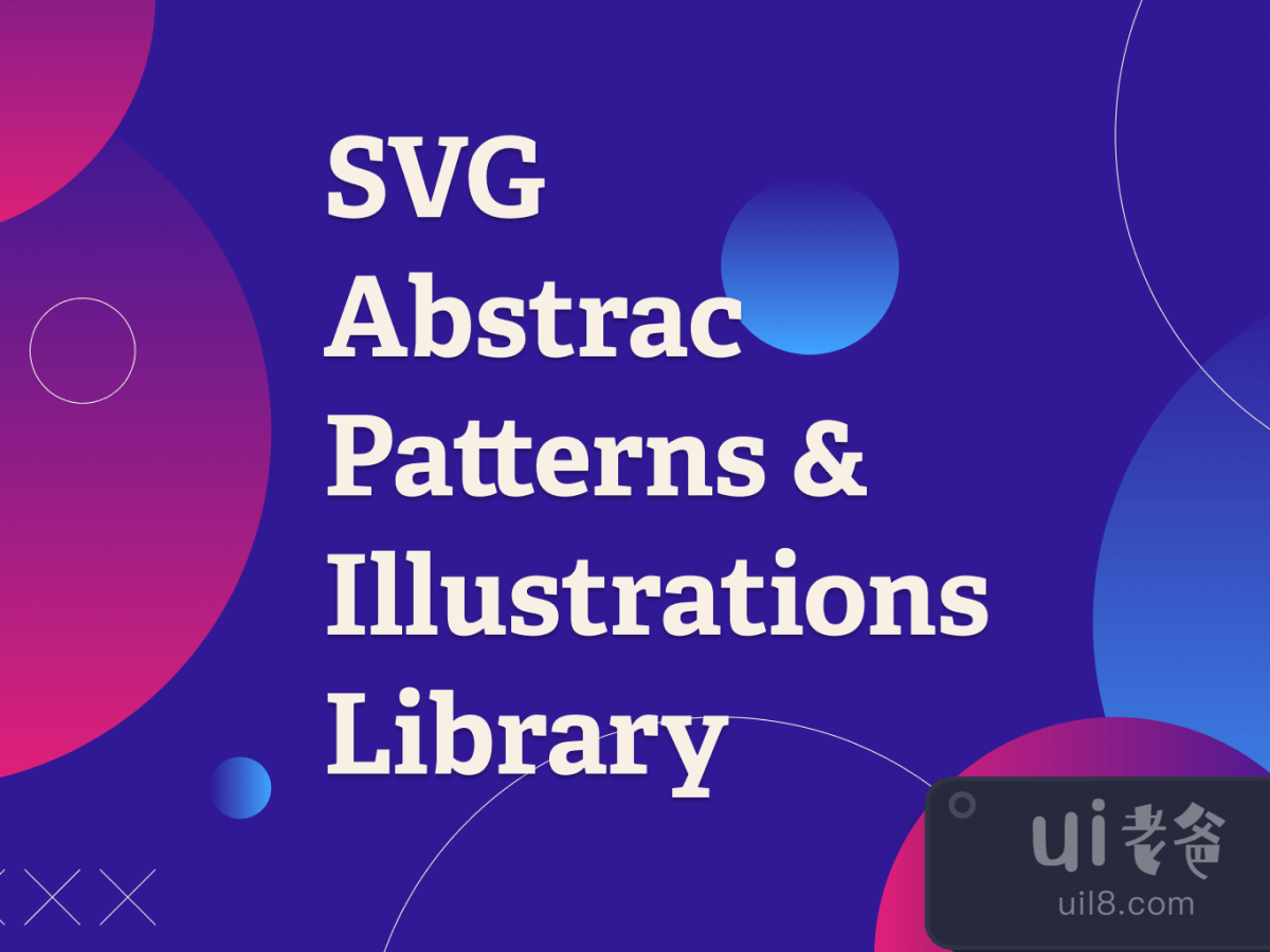 Abstrac Patterns & Illustrations for Figma and Adobe XD No 1