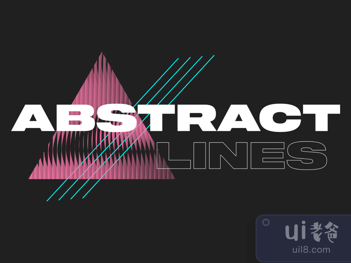 Abstract Lines Pack for Figma and Adobe XD No 1