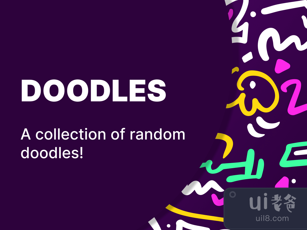 Doodles Pack for Figma and Adobe XD No 1