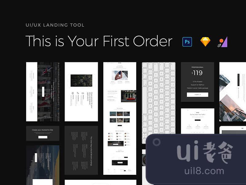 First Order UI Kit for Figma and Adobe XD No 1