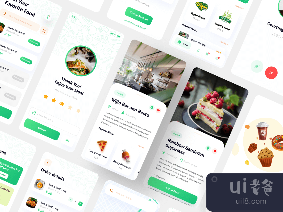 Food Ninja  Food App UI Kit for Figma and Adobe XD No 1