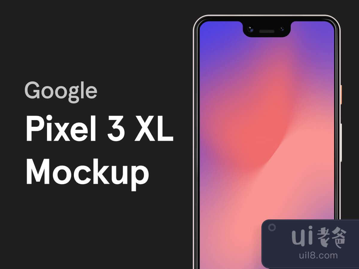 Google Pixel 3 XL Mockup for Figma and Adobe XD No 1