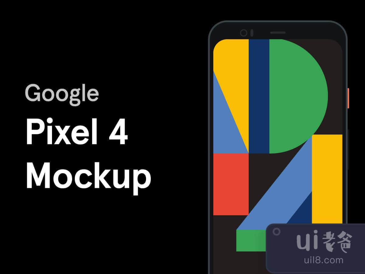 Google Pixel 4 Mockup for Figma and Adobe XD No 1