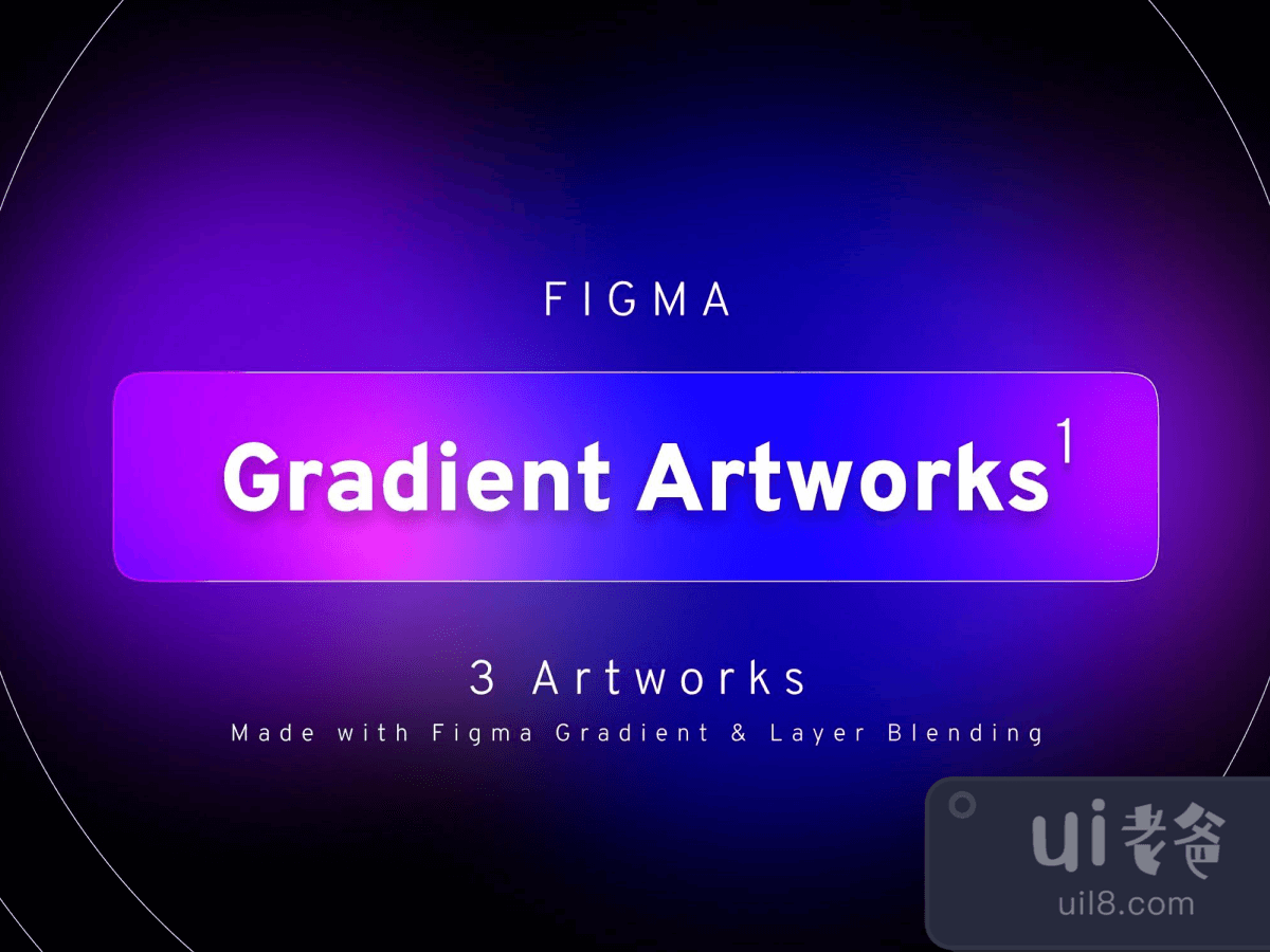 Gradient Artworks for Figma and Adobe XD No 1