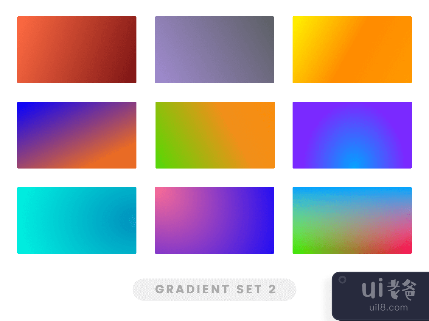 Gradient Set 2 for Figma and Adobe XD No 1
