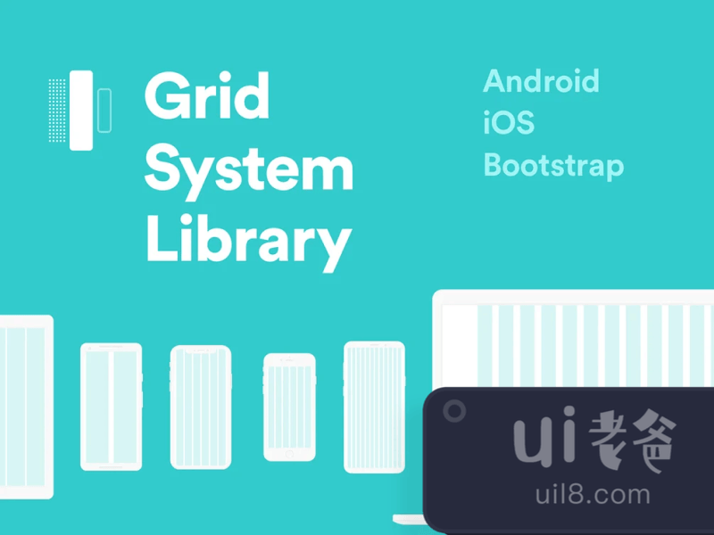 Grid System Library for Figma and Adobe XD No 1