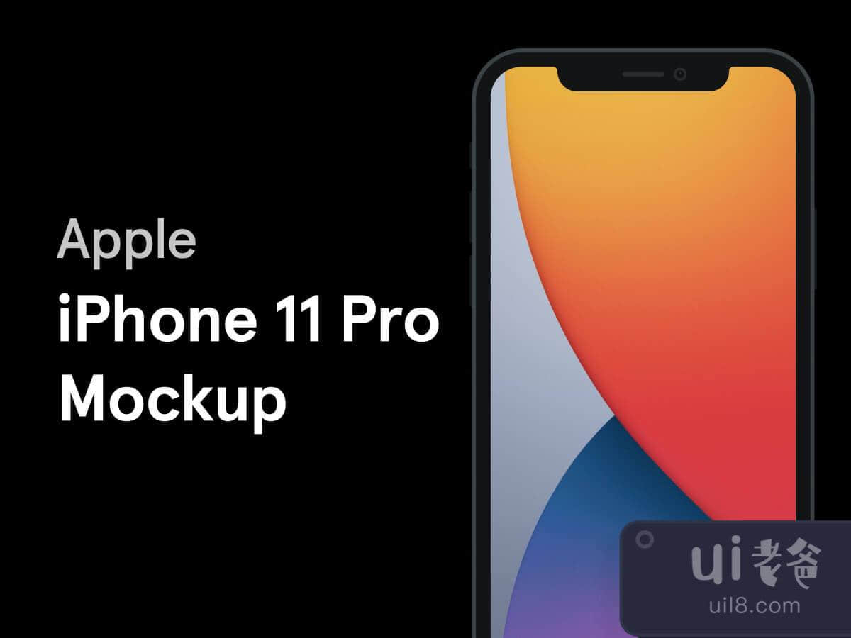iPhone 11 Pro Mockup for Figma and Adobe XD No 1