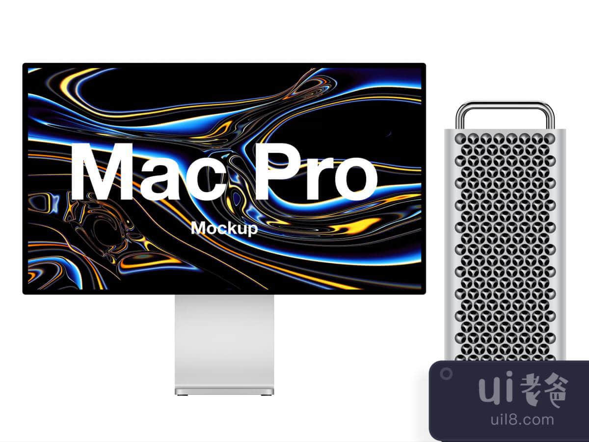 Mac Pro Mockup for Figma and Adobe XD No 1